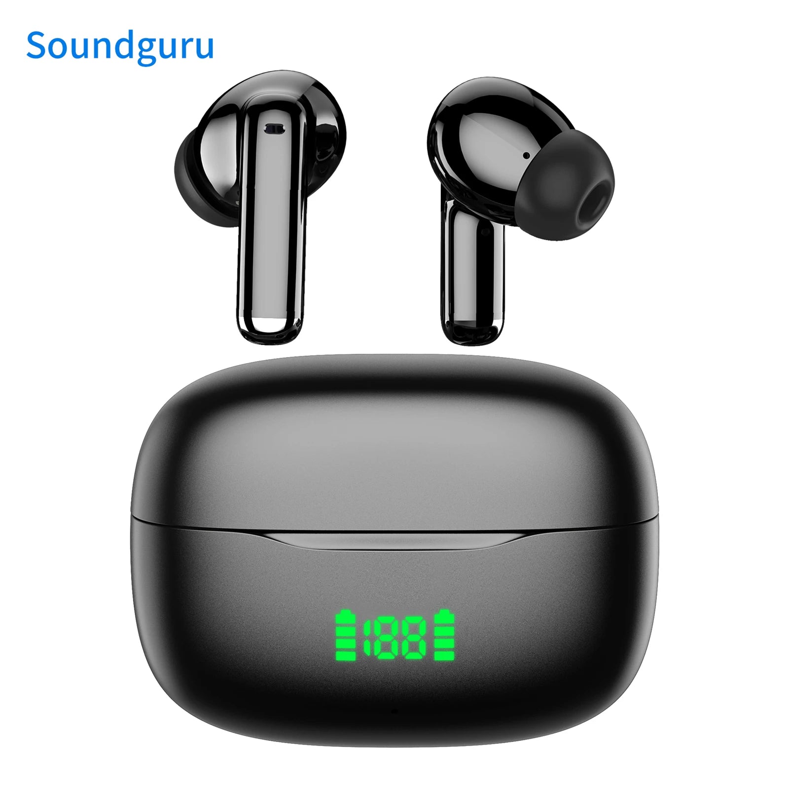 2025 Original Bluetooth Earbuds ENC Earphones Noise Cancellation TWS Wireless ENC Headset Digital Display Headphones with Mic