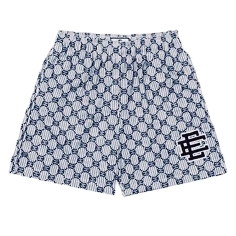 EE  Men Beach Board Shorts Fitness Training Workout Sport Short Pants Summer Gym Jogging Mesh Casual Shorts