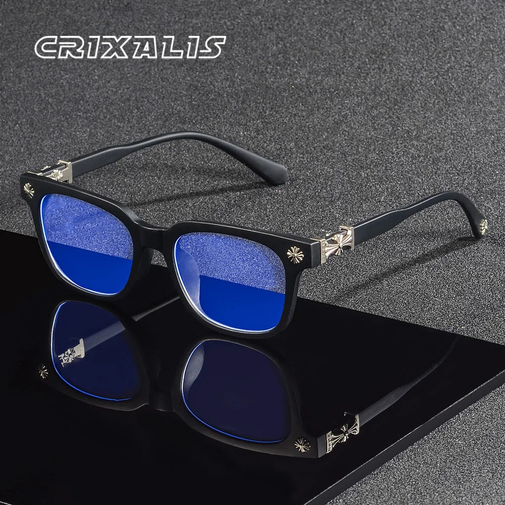 Classic Square anti Blue Light Glasses Reading Books Glasses Women and Men Prescription Glasses Computer Eyeglasses