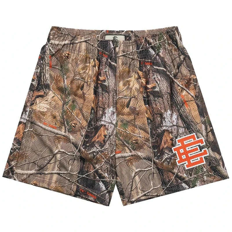 EE  Men Beach Board Shorts Fitness Training Workout Sport Short Pants Summer Gym Jogging Mesh Casual Shorts
