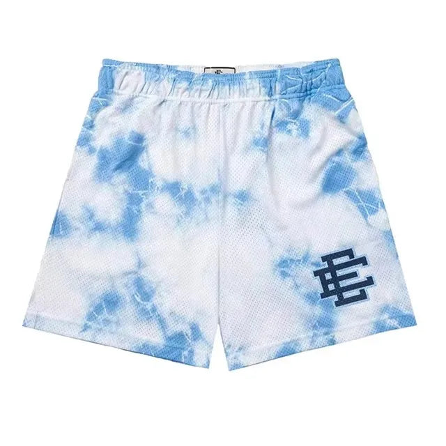 EE  Men Beach Board Shorts Fitness Training Workout Sport Short Pants Summer Gym Jogging Mesh Casual Shorts