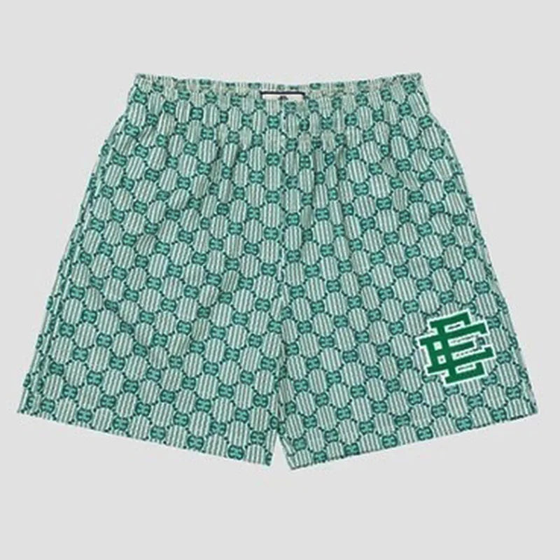 EE  Men Beach Board Shorts Fitness Training Workout Sport Short Pants Summer Gym Jogging Mesh Casual Shorts