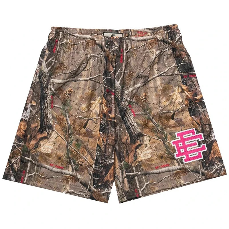 EE  Men Beach Board Shorts Fitness Training Workout Sport Short Pants Summer Gym Jogging Mesh Casual Shorts
