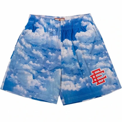 EE  Men Beach Board Shorts Fitness Training Workout Sport Short Pants Summer Gym Jogging Mesh Casual Shorts