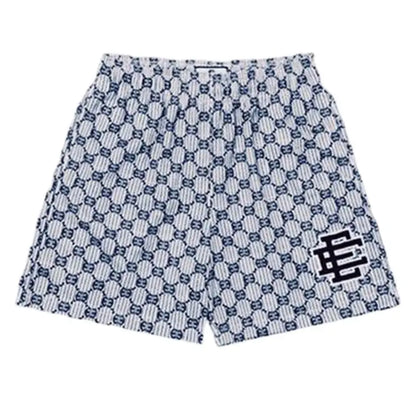 EE  Men Beach Board Shorts Fitness Training Workout Sport Short Pants Summer Gym Jogging Mesh Casual Shorts