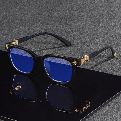 Classic Square anti Blue Light Glasses Reading Books Glasses Women and Men Prescription Glasses Computer Eyeglasses