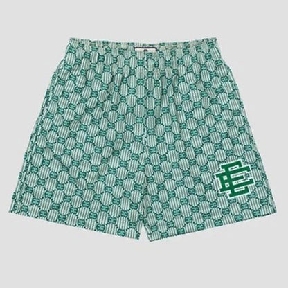 EE  Men Beach Board Shorts Fitness Training Workout Sport Short Pants Summer Gym Jogging Mesh Casual Shorts